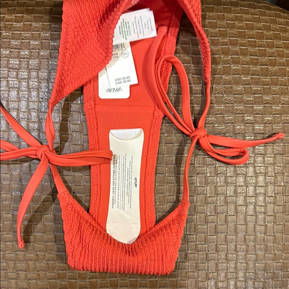 Aerie Vibrant Coral Bikini Bottom - Picture 4 of 5